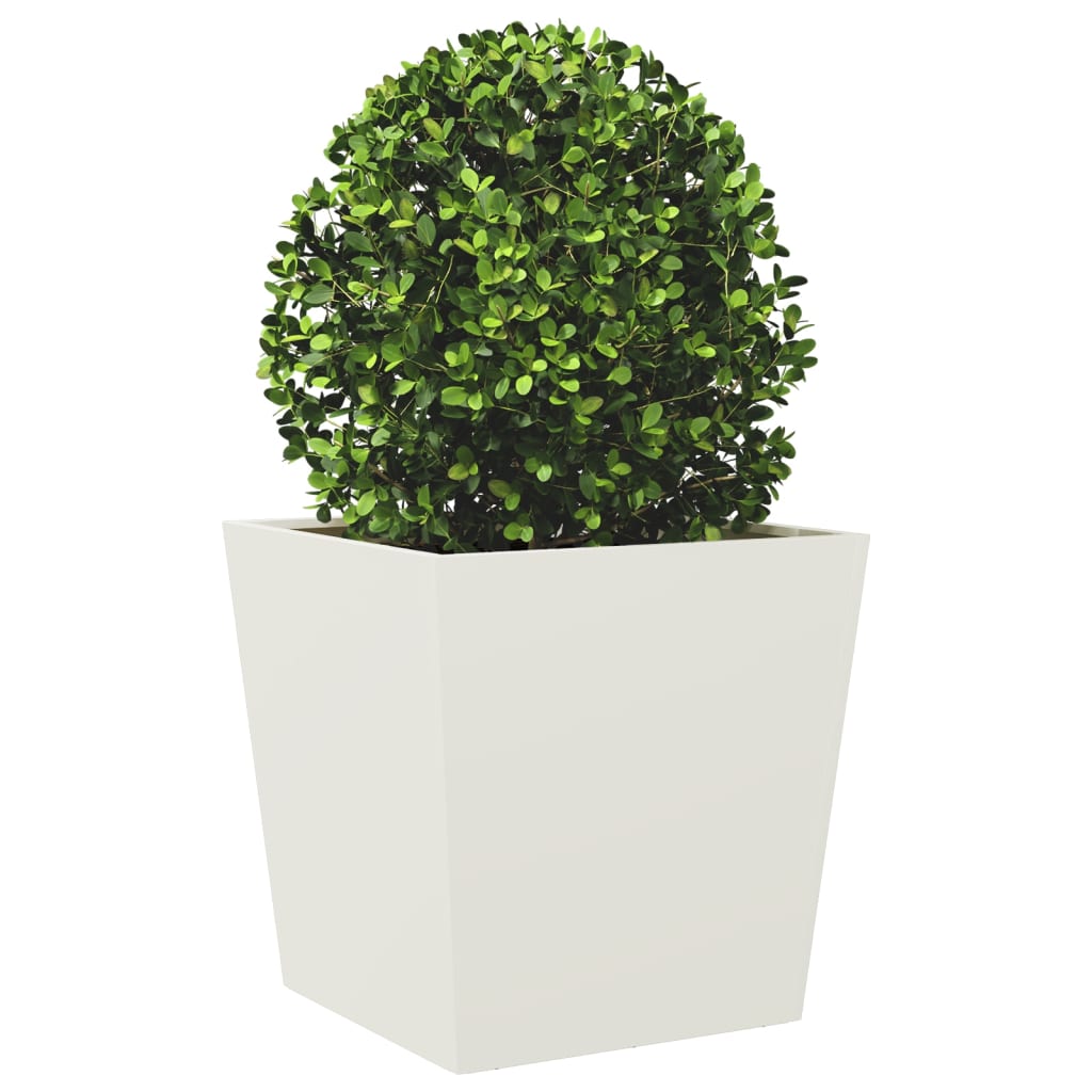Plantenbak 50x50x50 cm staal wit is nu te koop bij PeponiXL, paradijselijk wonen!