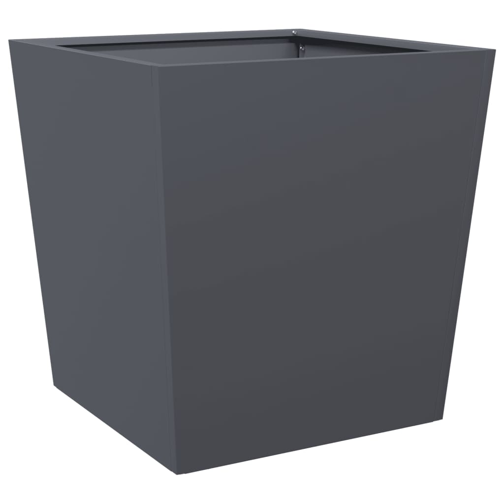 Plantenbak 50x50x50 cm staal antracietkleurig is nu te koop bij PeponiXL, paradijselijk wonen!
