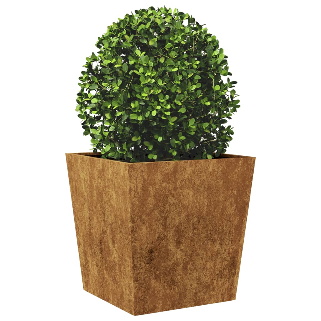 Plantenbak 50x50x50 cm weervast staal is nu te koop bij PeponiXL, paradijselijk wonen!