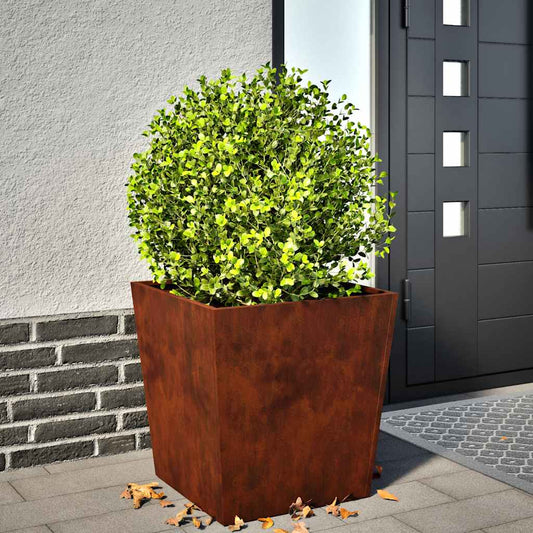 Plantenbak 50x50x50 cm weervast staal is nu te koop bij PeponiXL, paradijselijk wonen!