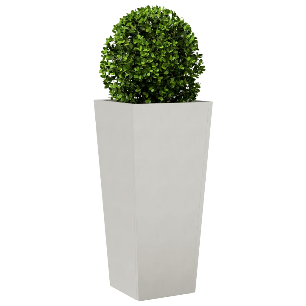 Plantenbakken 2 st 35x35x75 cm roestvrij staal is nu te koop bij PeponiXL, paradijselijk wonen!