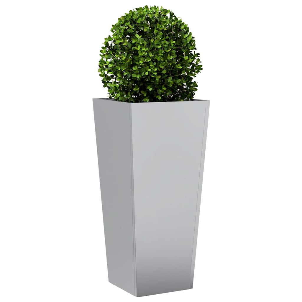 Plantenbak 35x35x75 cm gegalvaniseerd staal is nu te koop bij PeponiXL, paradijselijk wonen!