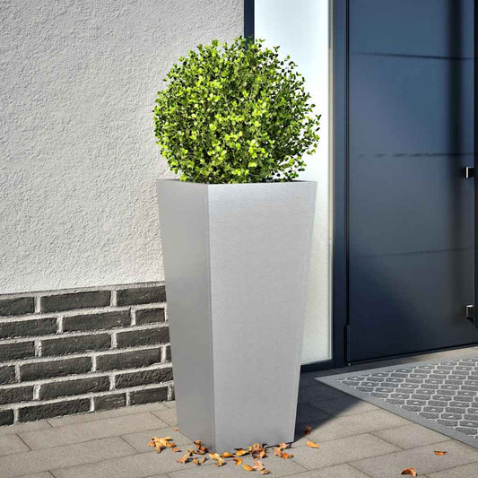 Plantenbak 35x35x75 cm gegalvaniseerd staal is nu te koop bij PeponiXL, paradijselijk wonen!