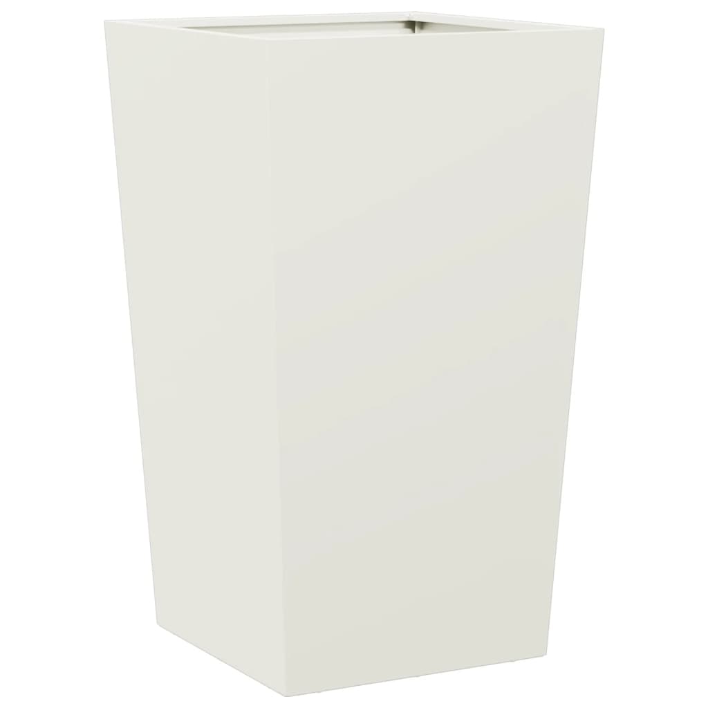 Plantenbak 45x45x75 cm staal wit is nu te koop bij PeponiXL, paradijselijk wonen!
