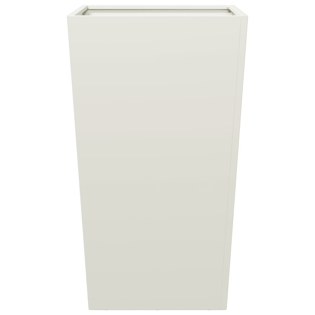 Plantenbak 45x45x75 cm staal wit is nu te koop bij PeponiXL, paradijselijk wonen!