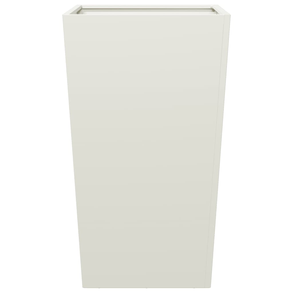 Plantenbak 45x45x75 cm staal wit is nu te koop bij PeponiXL, paradijselijk wonen!