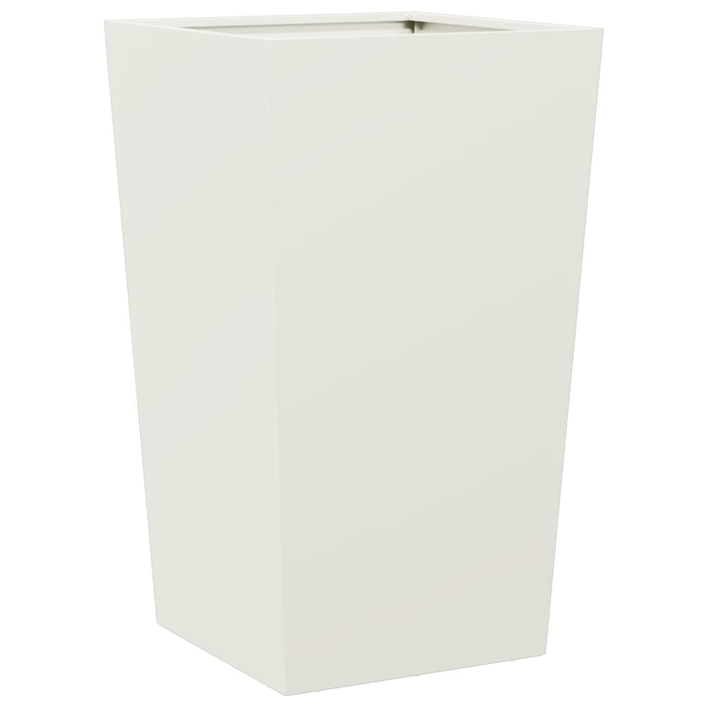 Plantenbak 45x45x75 cm staal wit is nu te koop bij PeponiXL, paradijselijk wonen!
