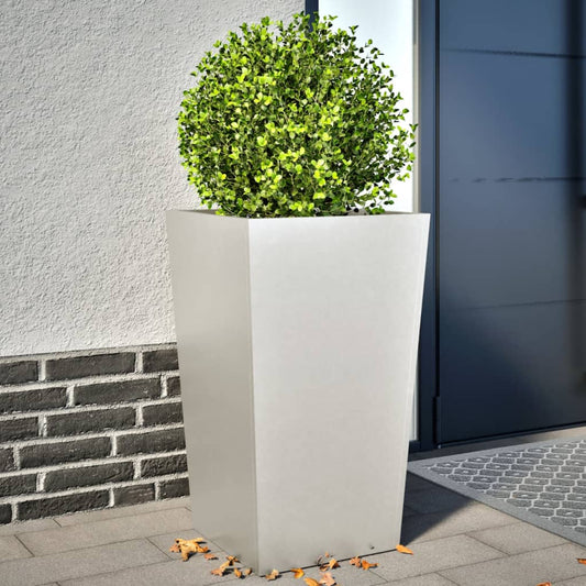 Plantenbakken 2 st 45x45x75 cm roestvrij staal is nu te koop bij PeponiXL, paradijselijk wonen!