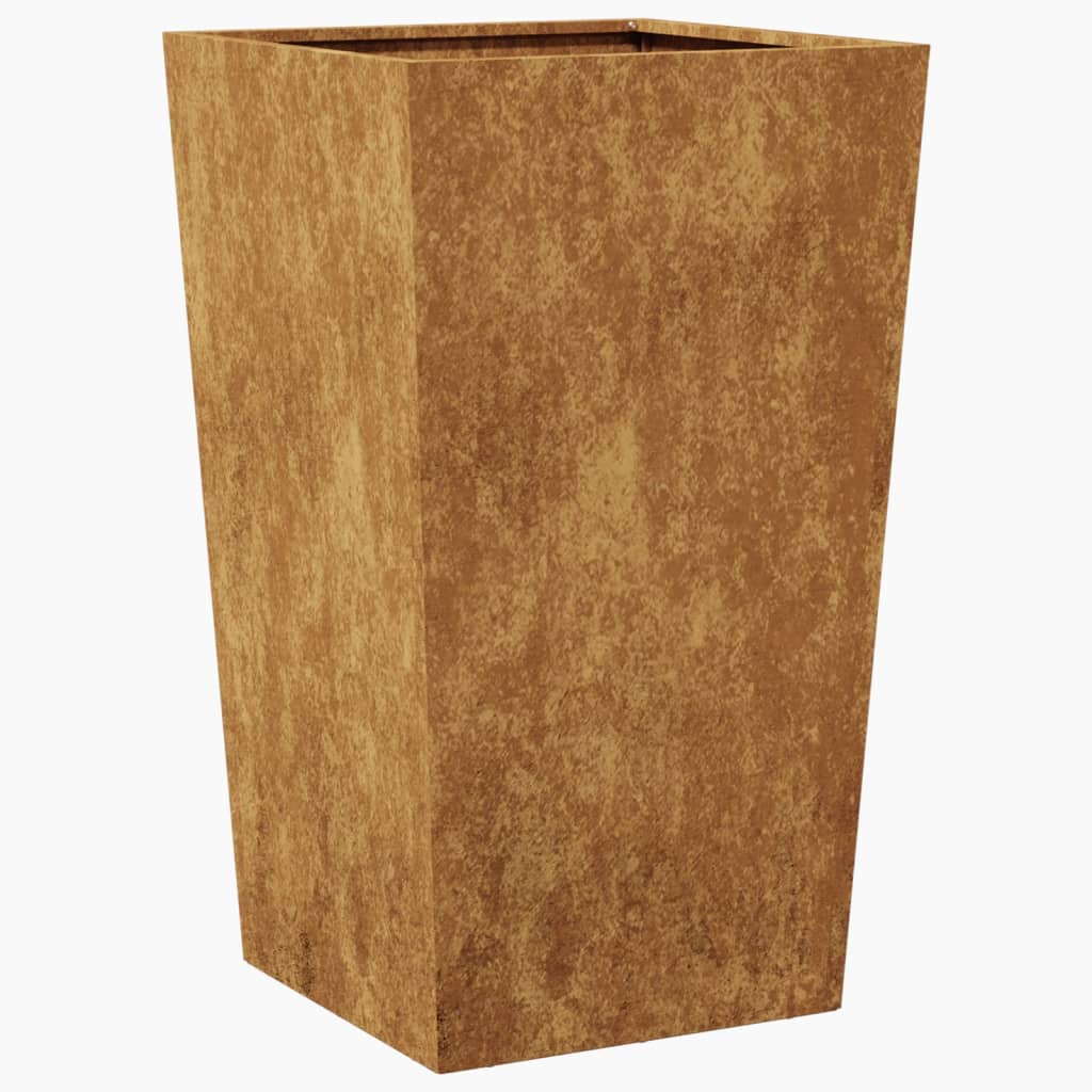Plantenbak 45x45x75 cm weervast staal is nu te koop bij PeponiXL, paradijselijk wonen!