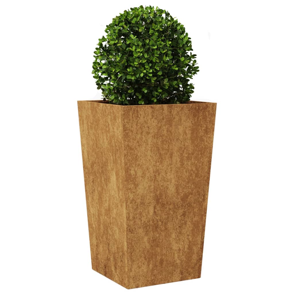 Plantenbak 45x45x75 cm weervast staal is nu te koop bij PeponiXL, paradijselijk wonen!