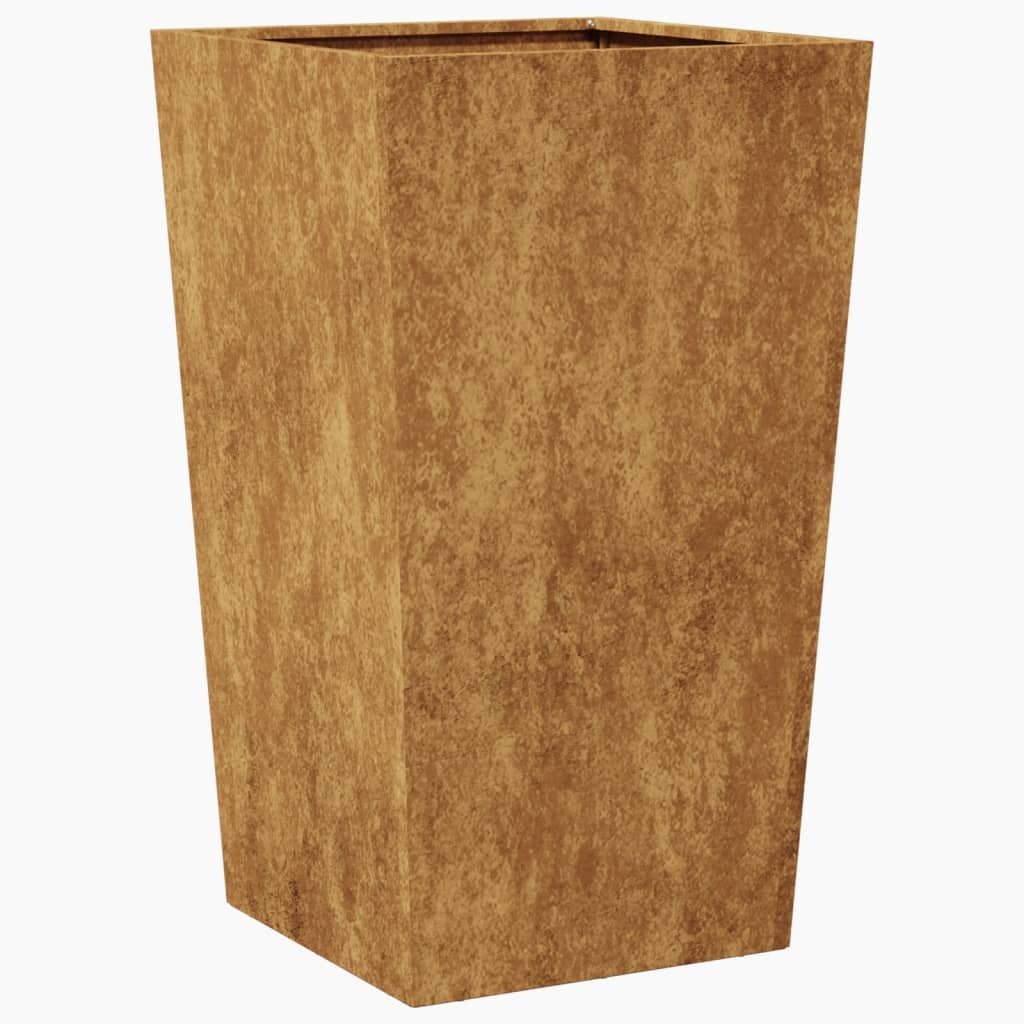 Plantenbak 45x45x75 cm weervast staal is nu te koop bij PeponiXL, paradijselijk wonen!