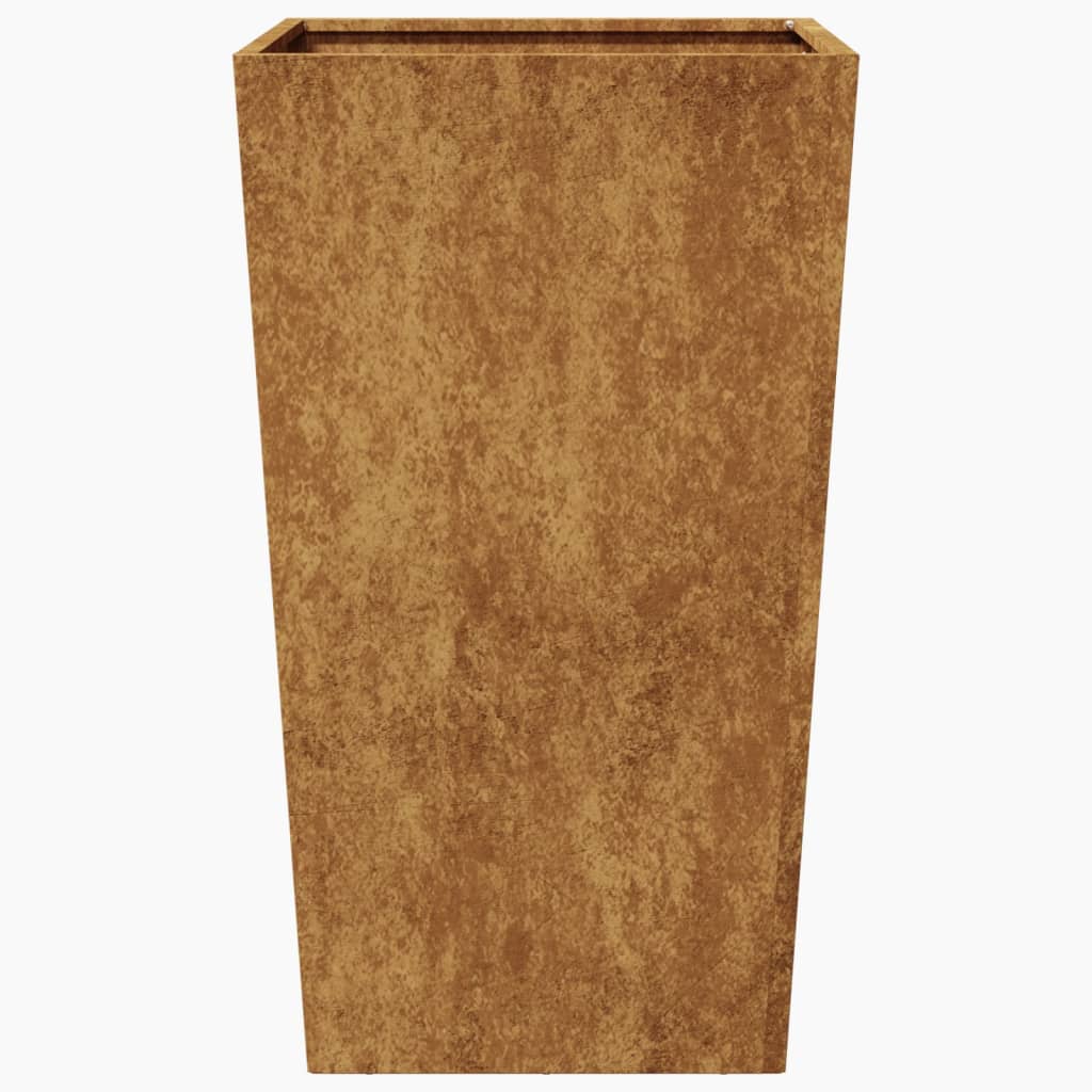 Plantenbakken 2 st 45x45x75 cm weervast staal is nu te koop bij PeponiXL, paradijselijk wonen!