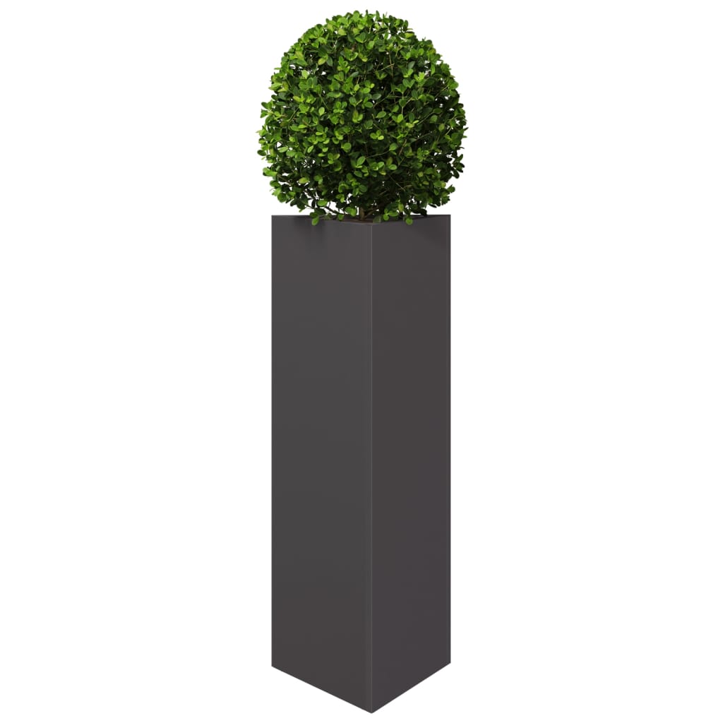 Plantenbak driehoek 30x26x75 cm staal zwart is nu te koop bij PeponiXL, paradijselijk wonen!