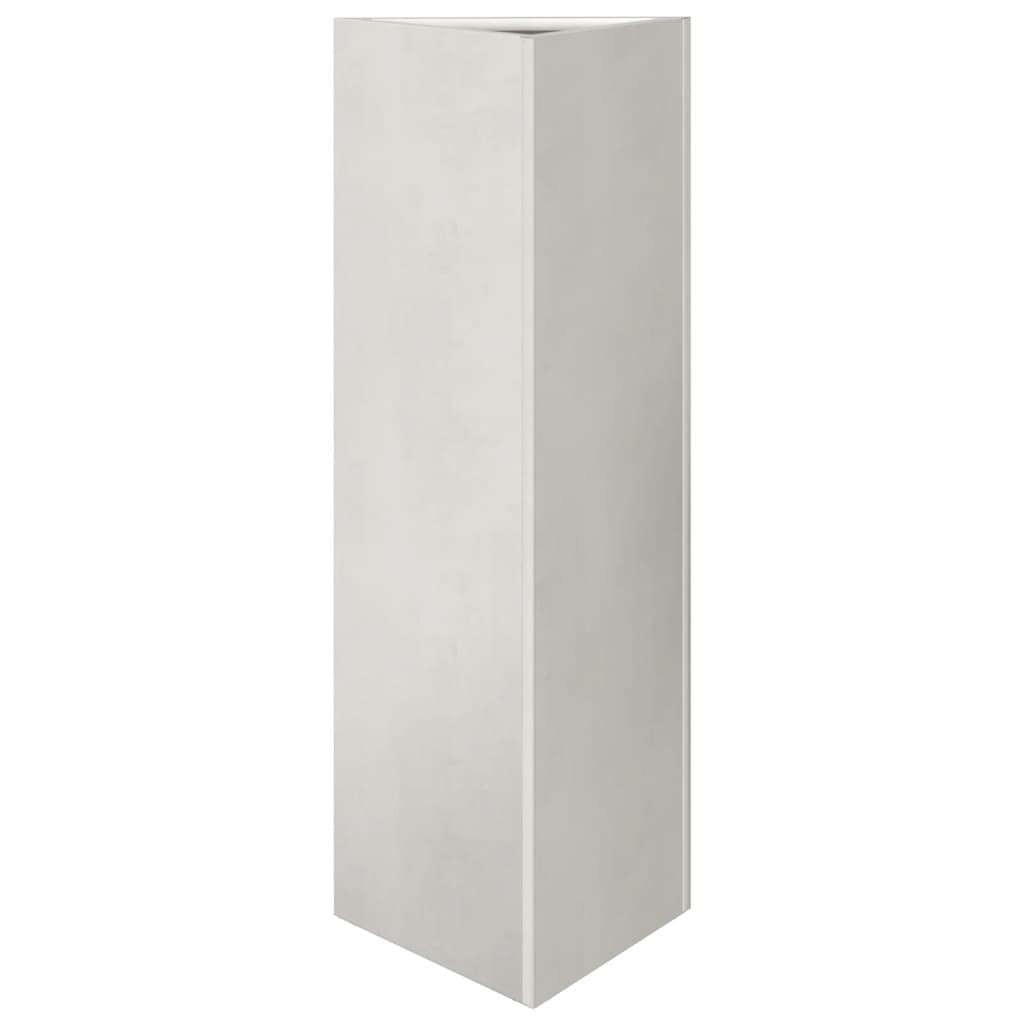Plantenbakken 2 st driehoek 30x26x75 cm roestvrij staal is nu te koop bij PeponiXL, paradijselijk wonen!