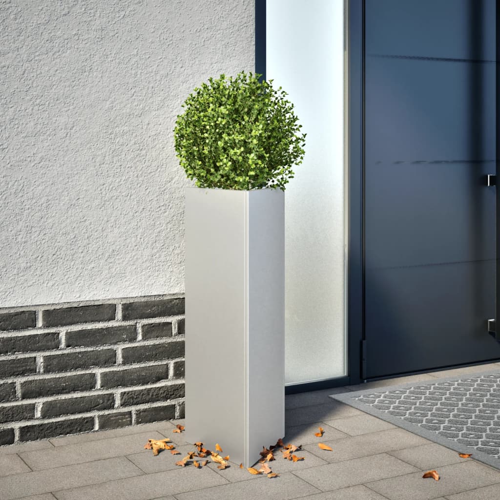Plantenbak driehoek 30x26x75 cm gegalvaniseerd staal is nu te koop bij PeponiXL, paradijselijk wonen!