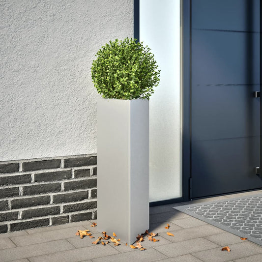 Plantenbak driehoek 30x26x75 cm gegalvaniseerd staal is nu te koop bij PeponiXL, paradijselijk wonen!