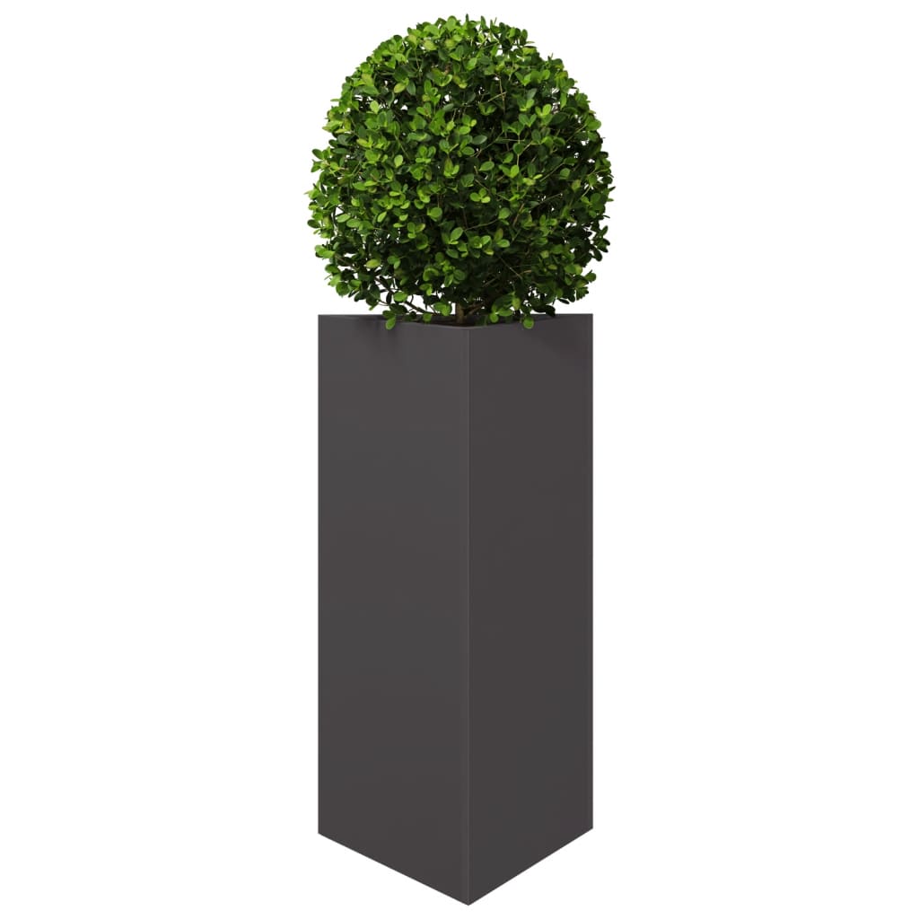 Plantenbak driehoek 40x34,5x75 cm staal zwart is nu te koop bij PeponiXL, paradijselijk wonen!