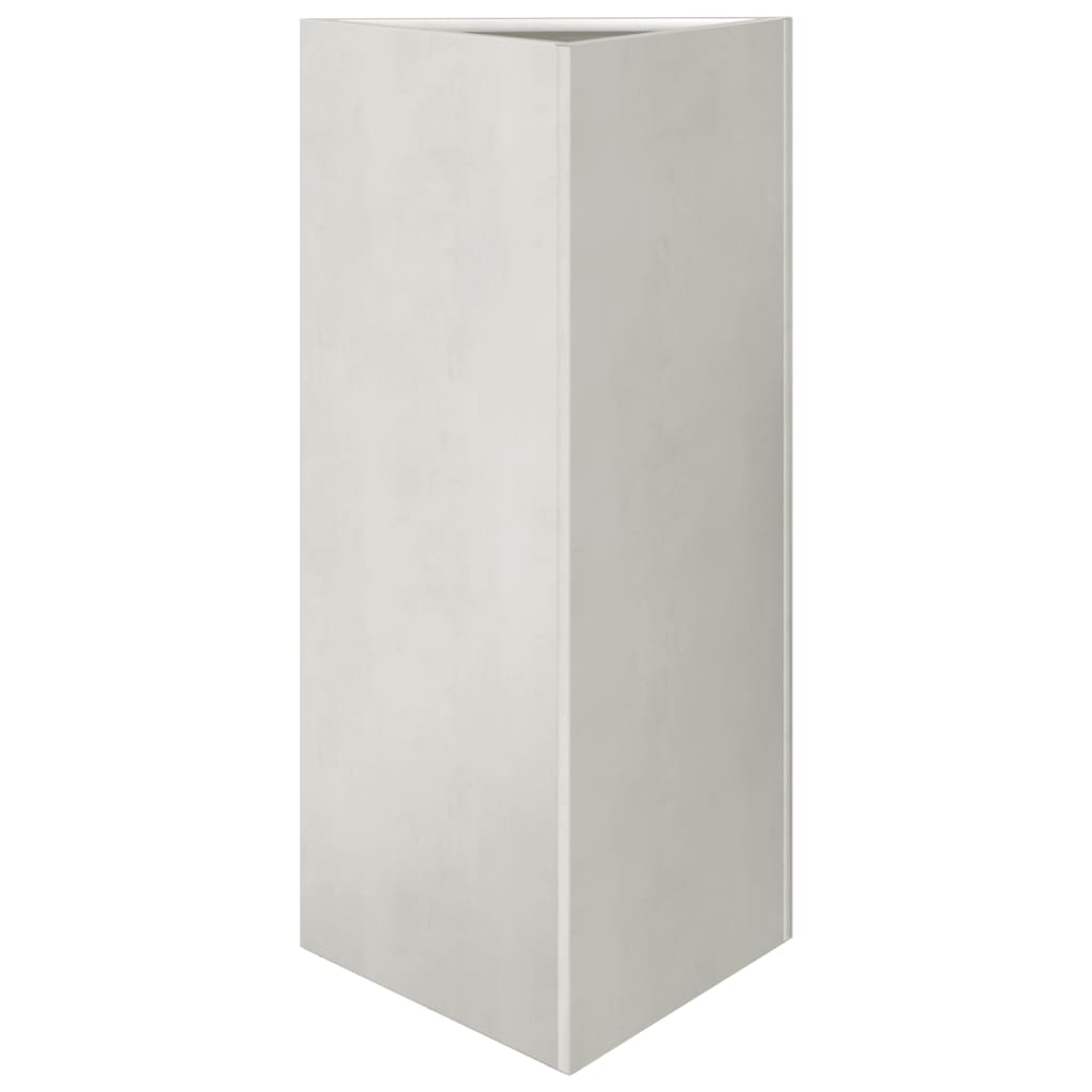 Plantenbakken 2 st driehoek 40x34,5x75 cm roestvrij staal is nu te koop bij PeponiXL, paradijselijk wonen!