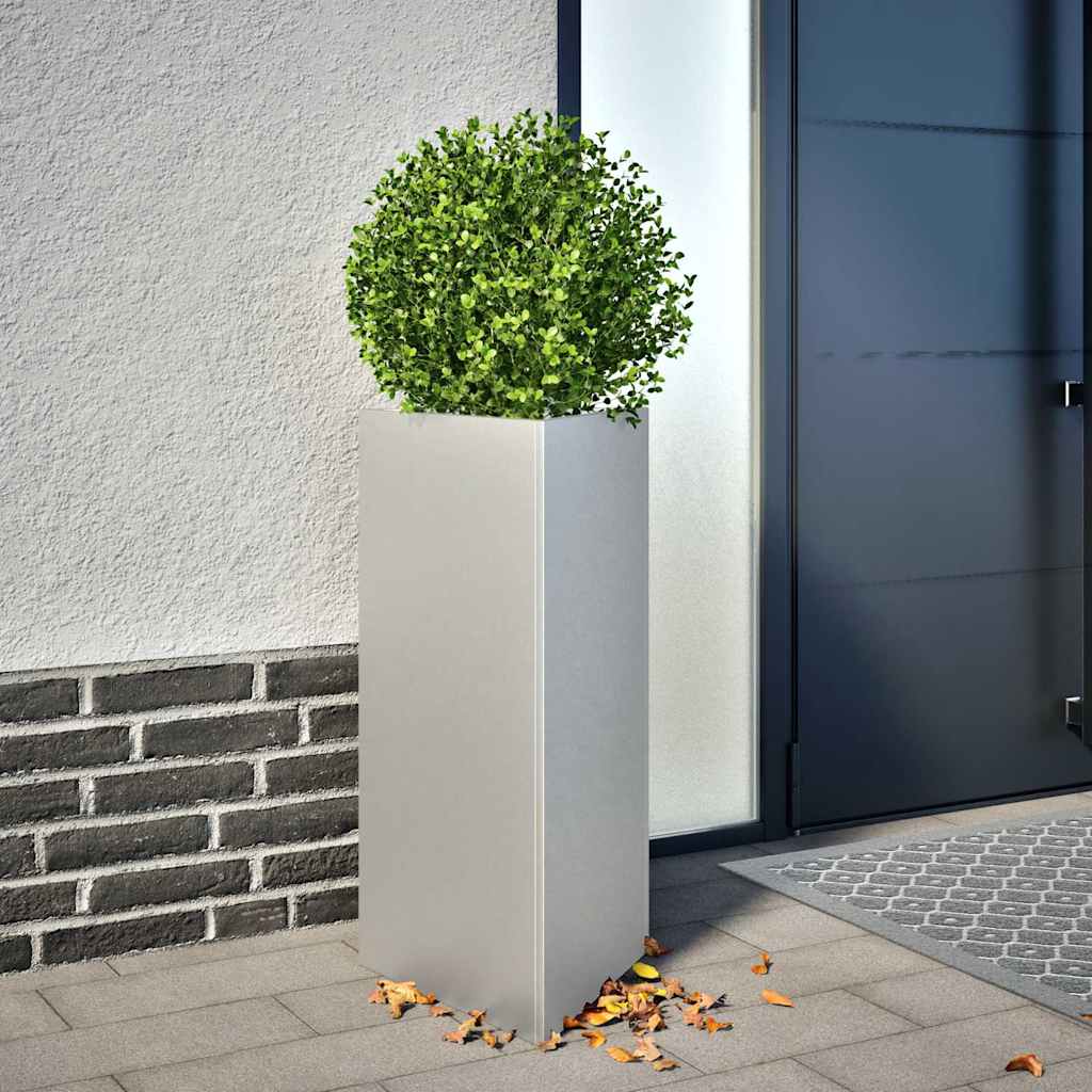 Plantenbak driehoek 40x34,5x75 cm gegalvaniseerd staal is nu te koop bij PeponiXL, paradijselijk wonen!