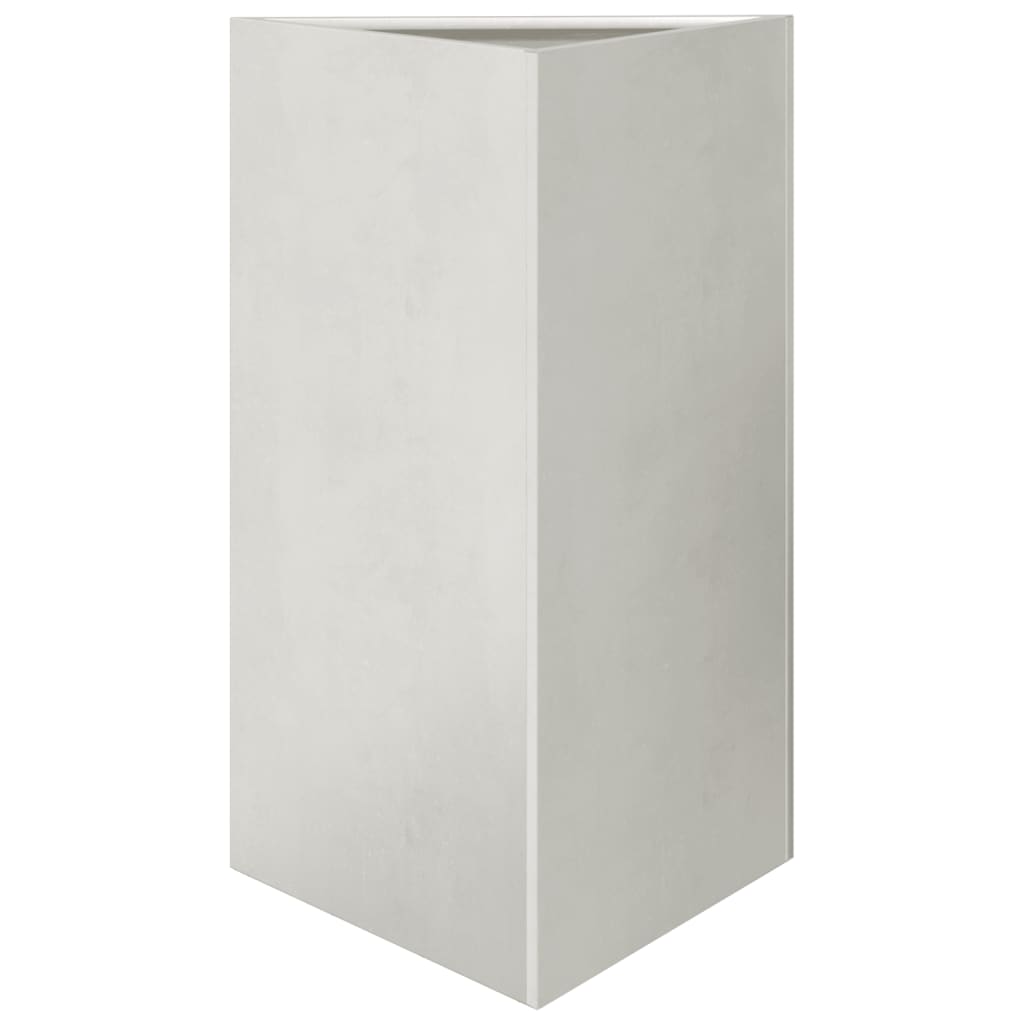 Plantenbakken 2 st driehoek 50x43x75 cm roestvrij staal is nu te koop bij PeponiXL, paradijselijk wonen!