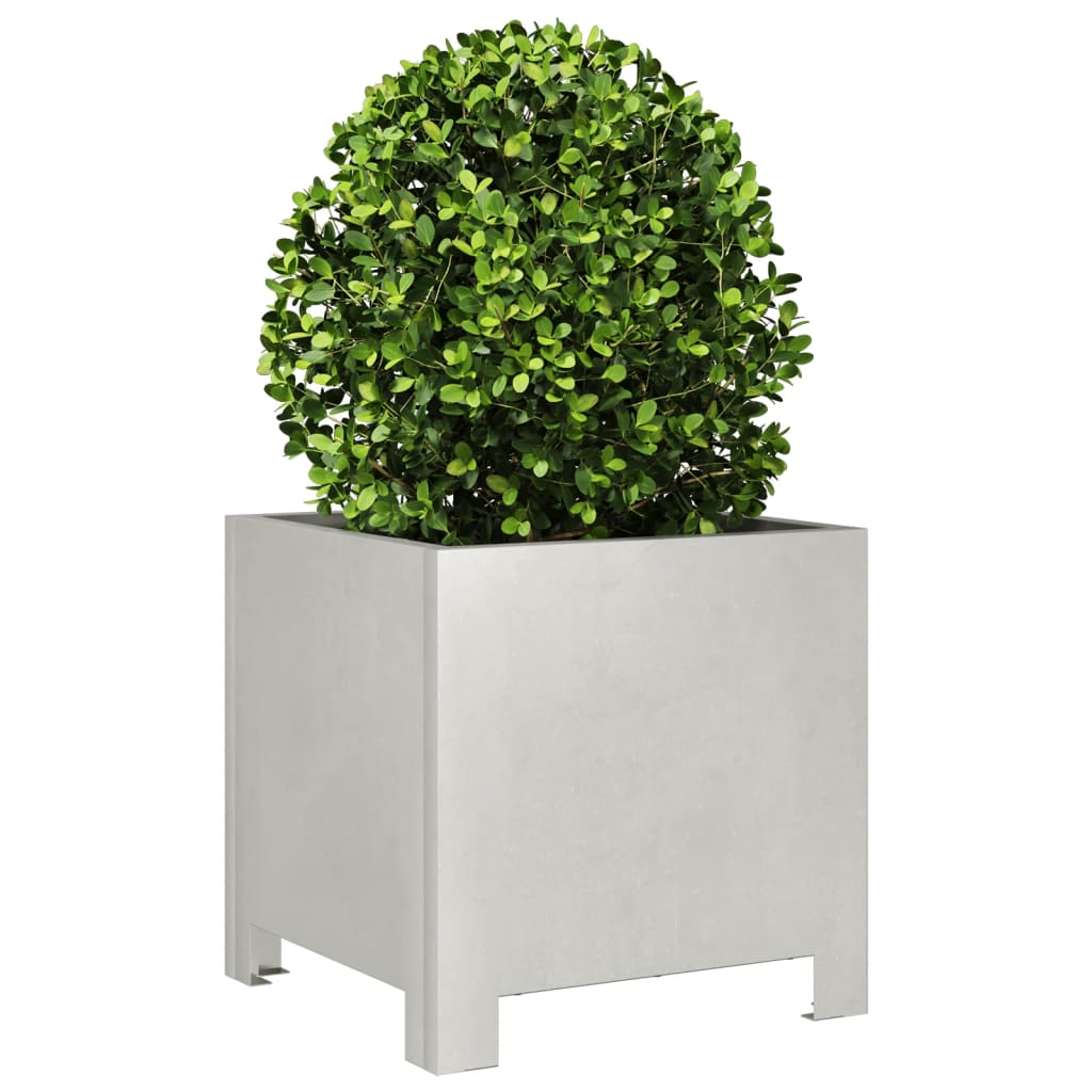 Plantenbakken 2 st 30x30x30 cm roestvrij staal is nu te koop bij PeponiXL, paradijselijk wonen!