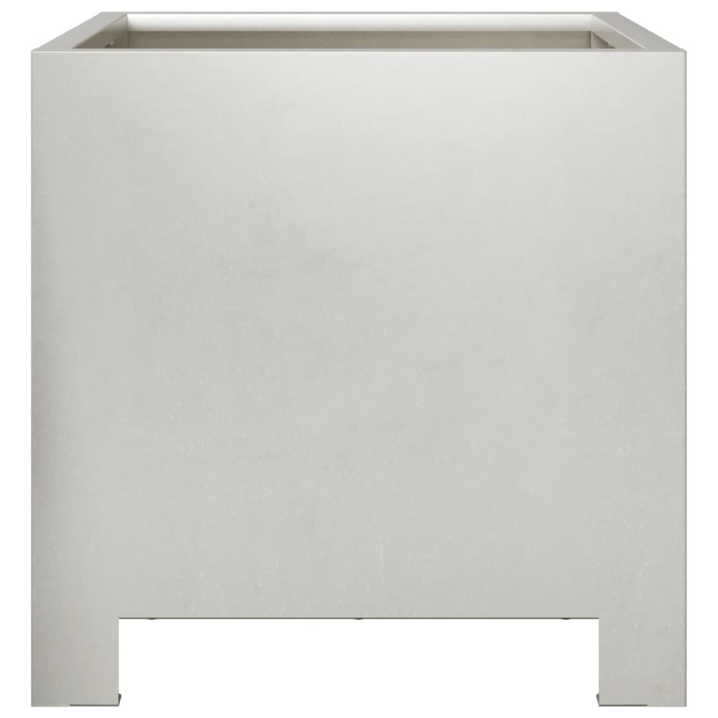 Plantenbakken 2 st 30x30x30 cm roestvrij staal is nu te koop bij PeponiXL, paradijselijk wonen!
