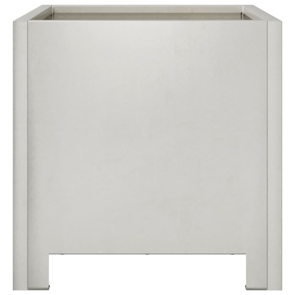 Plantenbakken 2 st 30x30x30 cm roestvrij staal is nu te koop bij PeponiXL, paradijselijk wonen!