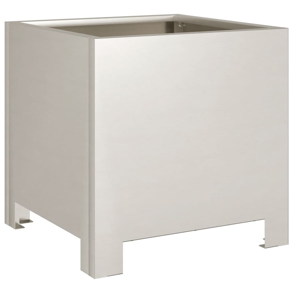 Plantenbakken 2 st 30x30x30 cm weervast staal is nu te koop bij PeponiXL, paradijselijk wonen!