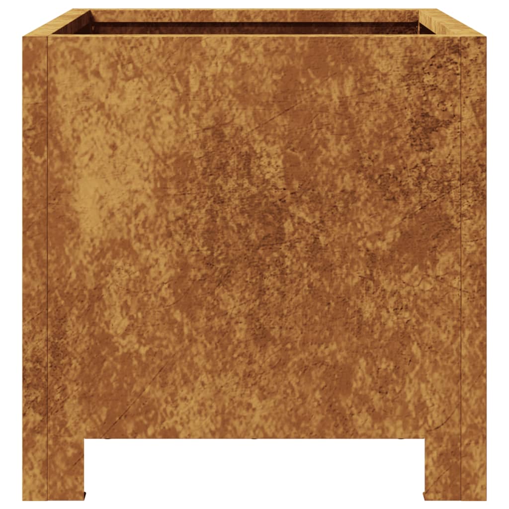 Plantenbakken 2 st 30x30x30 cm weervast staal is nu te koop bij PeponiXL, paradijselijk wonen!