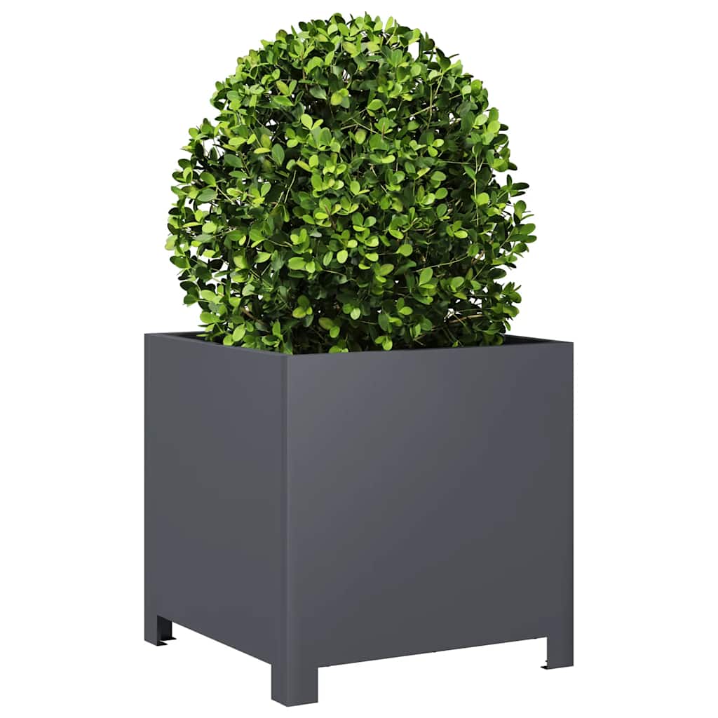 Plantenbak 40x40x40 cm staal antracietkleurig is nu te koop bij PeponiXL, paradijselijk wonen!
