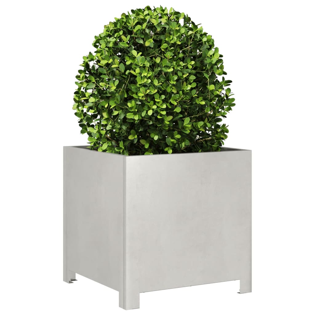 Plantenbakken 2 st 40x40x40 cm roestvrij staal is nu te koop bij PeponiXL, paradijselijk wonen!