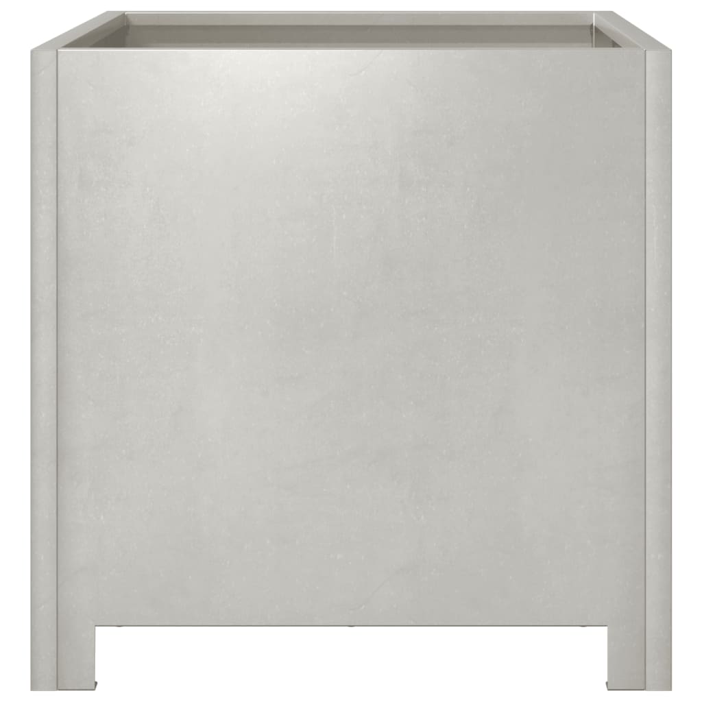 Plantenbakken 2 st 40x40x40 cm roestvrij staal is nu te koop bij PeponiXL, paradijselijk wonen!