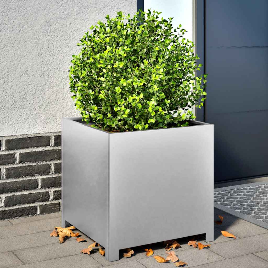 Plantenbak 50x50x50 cm gegalvaniseerd staal is nu te koop bij PeponiXL, paradijselijk wonen!