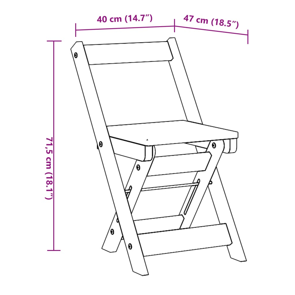 Eetkamerstoelen 4 st Corona inklapbaar grenenhout wasbruin is nu te koop bij PeponiXL, paradijselijk wonen!