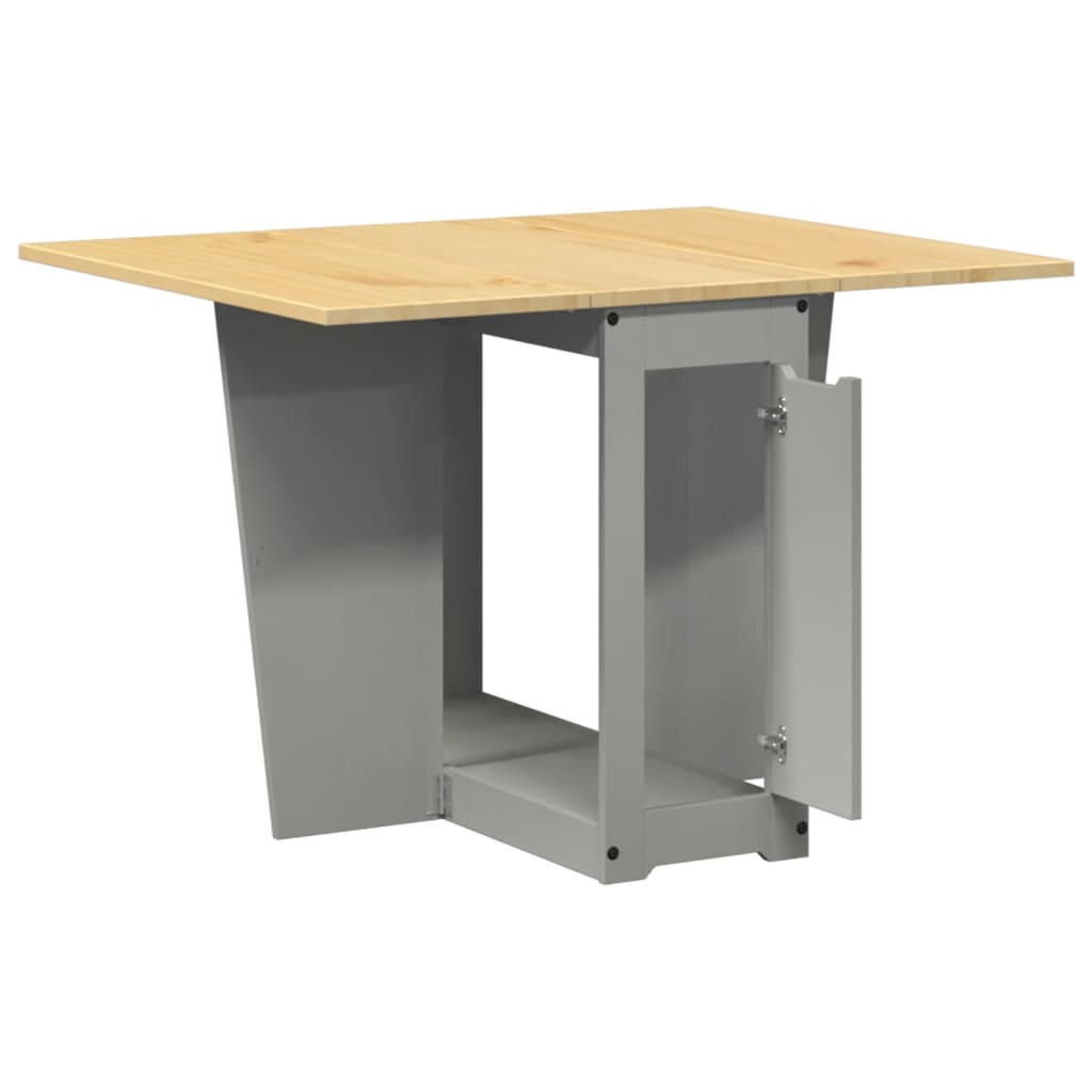 Eettafel Corona inklapbaar massief grenenhout grijs is nu te koop bij PeponiXL, paradijselijk wonen!