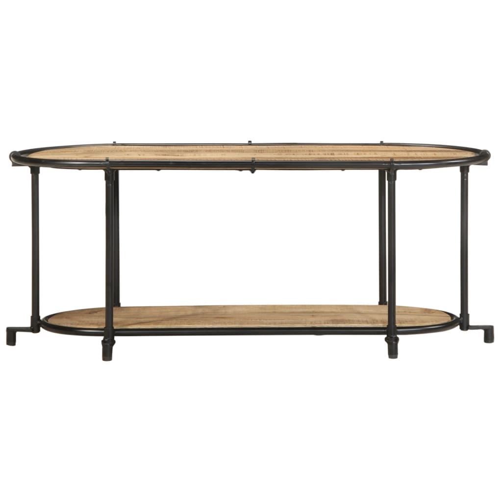 Tv-meubel 100x42x40 cm massief ruw mangohout is nu te koop bij PeponiXL, paradijselijk wonen!