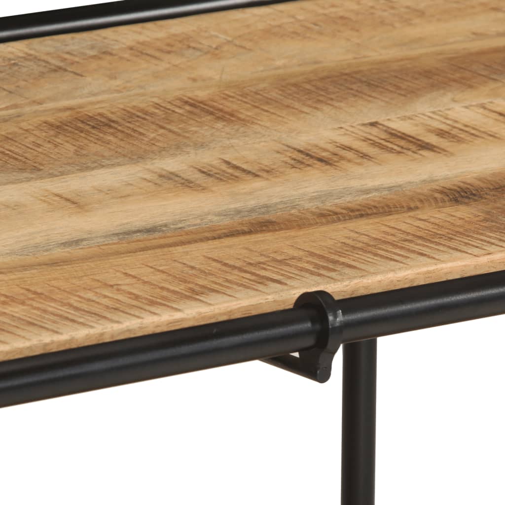 Tv-meubel 100x42x40 cm massief ruw mangohout is nu te koop bij PeponiXL, paradijselijk wonen!
