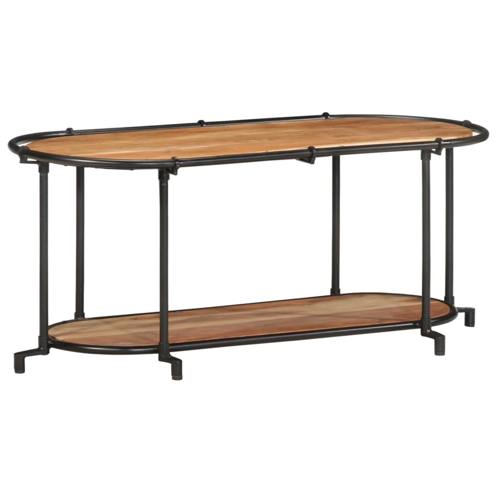 Tv-meubel 100x42x40 cm massief acaciahout is nu te koop bij PeponiXL, paradijselijk wonen!