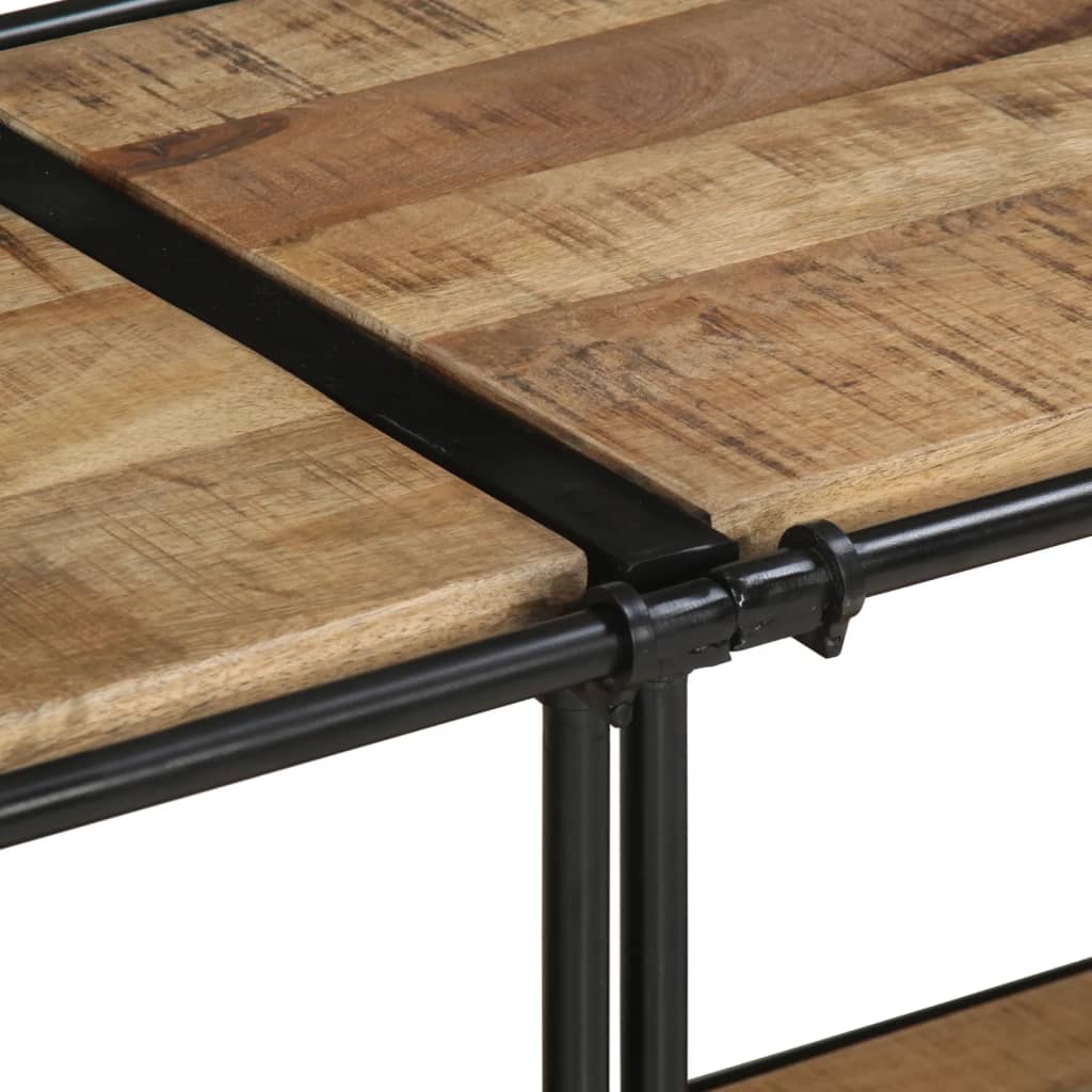 Tv-meubel 160x42x40 cm massief ruw mangohout is nu te koop bij PeponiXL, paradijselijk wonen!