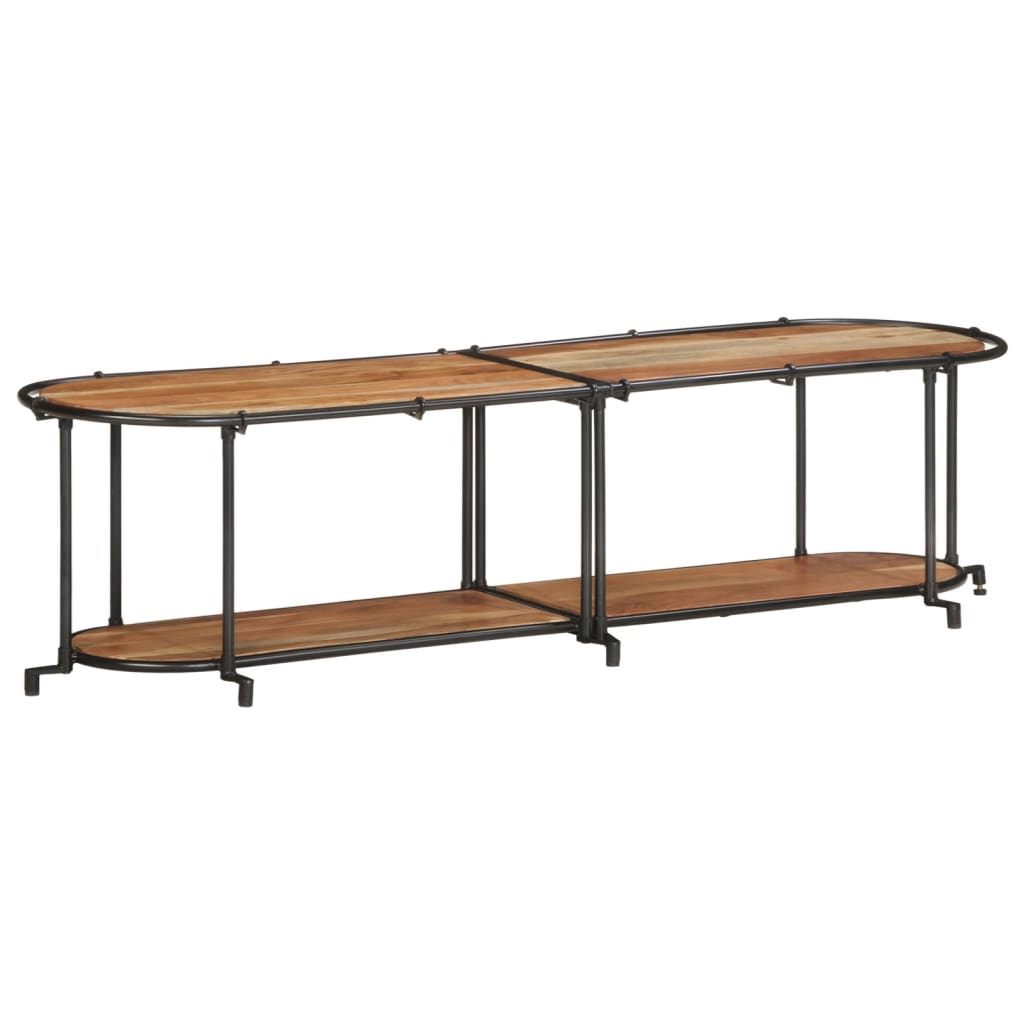 Tv-meubel 160x42x40 cm massief acaciahout is nu te koop bij PeponiXL, paradijselijk wonen!