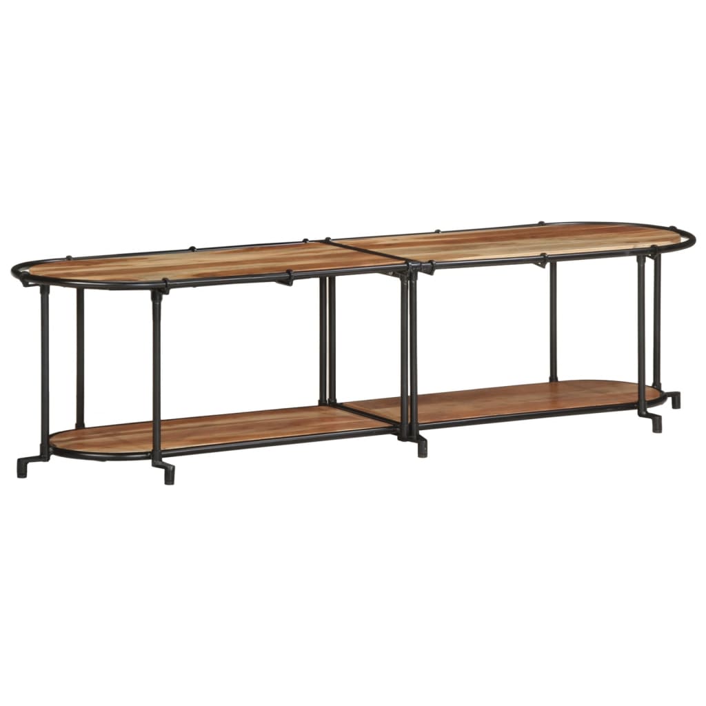 Tv-meubel 160x42x40 cm massief acaciahout is nu te koop bij PeponiXL, paradijselijk wonen!
