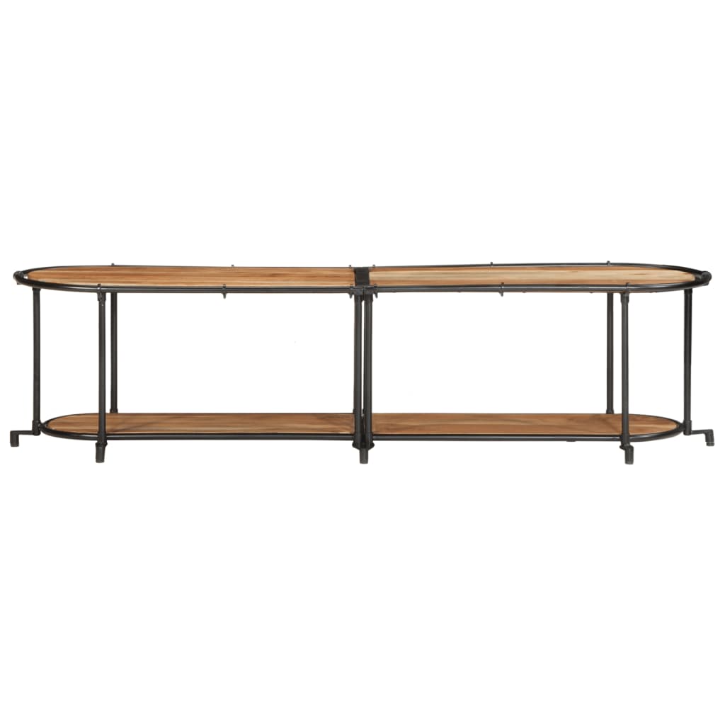 Tv-meubel 160x42x40 cm massief acaciahout is nu te koop bij PeponiXL, paradijselijk wonen!