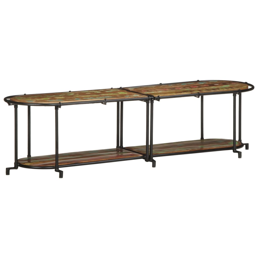 Tv-meubel 160x42x40 cm massief gerecycled hout is nu te koop bij PeponiXL, paradijselijk wonen!