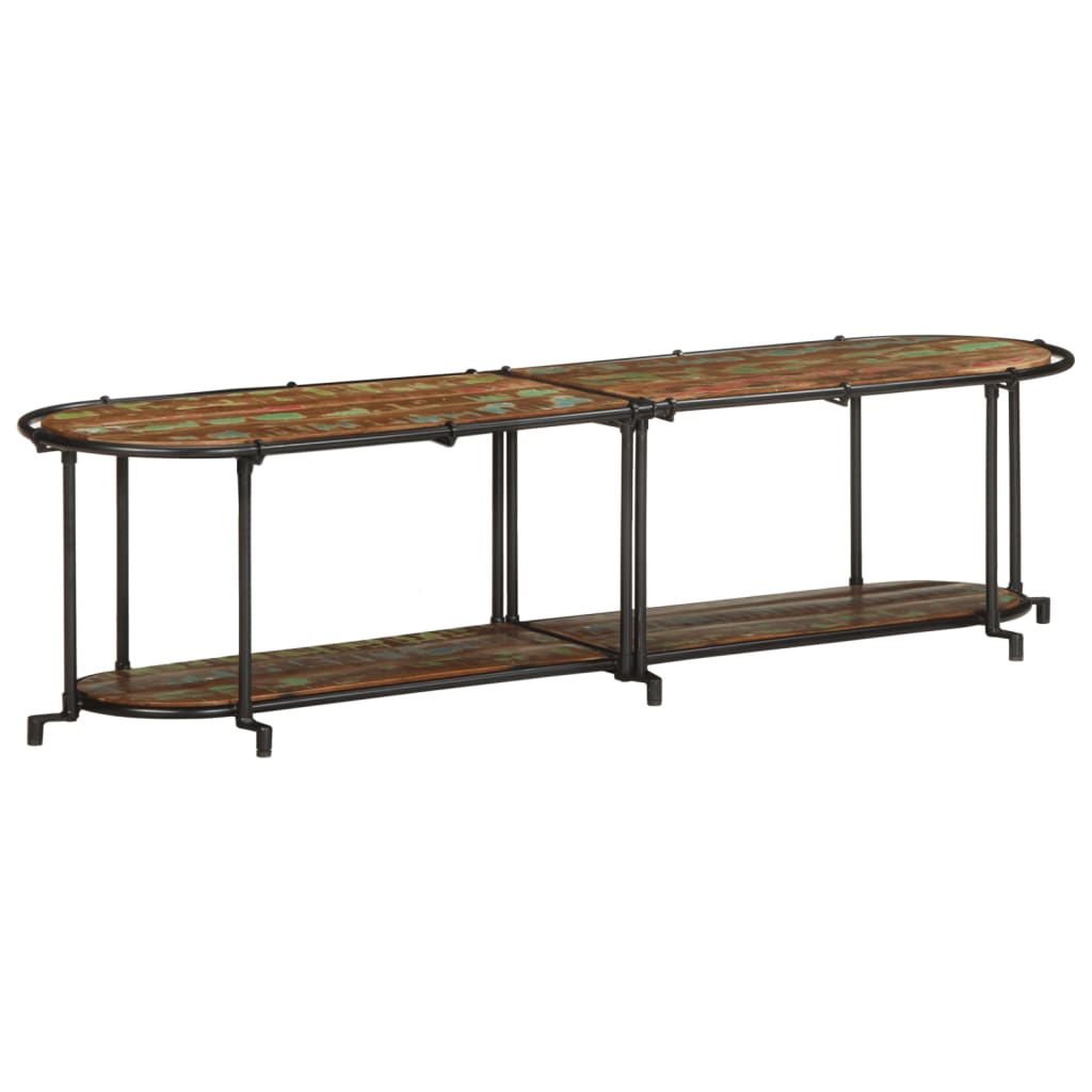 Tv-meubel 160x42x40 cm massief gerecycled hout is nu te koop bij PeponiXL, paradijselijk wonen!
