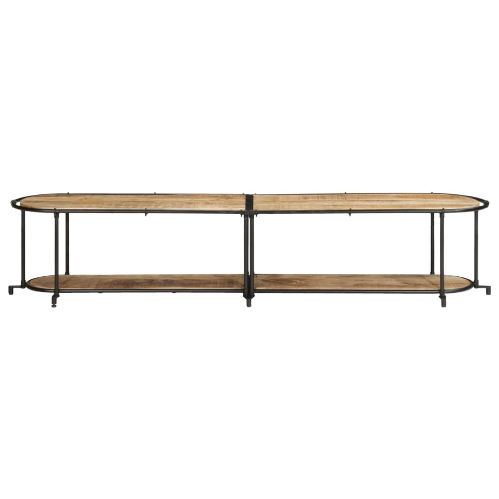 Tv-meubel 200x42x40 cm massief ruw mangohout is nu te koop bij PeponiXL, paradijselijk wonen!