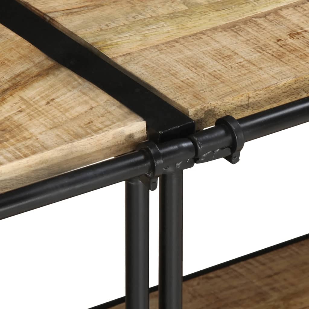 Tv-meubel 200x42x40 cm massief ruw mangohout is nu te koop bij PeponiXL, paradijselijk wonen!