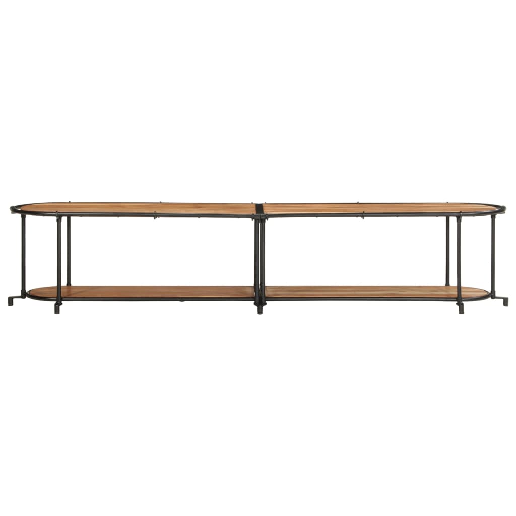 Tv-meubel 200x42x40 cm massief acaciahout is nu te koop bij PeponiXL, paradijselijk wonen!