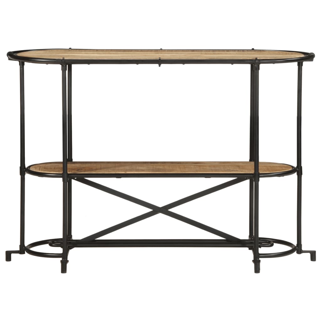 Wandtafel 110x42x76 cm massief ruw mangohout is nu te koop bij PeponiXL, paradijselijk wonen!