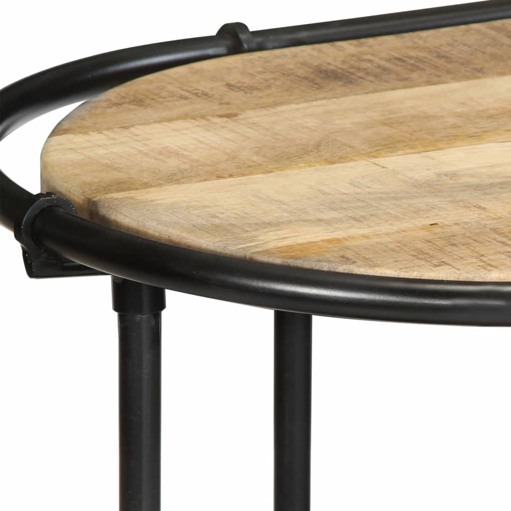 Wandtafel 110x42x76 cm massief ruw mangohout is nu te koop bij PeponiXL, paradijselijk wonen!