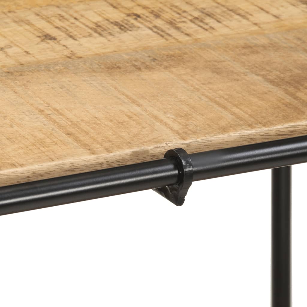 Wandtafel 110x42x76 cm massief ruw mangohout is nu te koop bij PeponiXL, paradijselijk wonen!